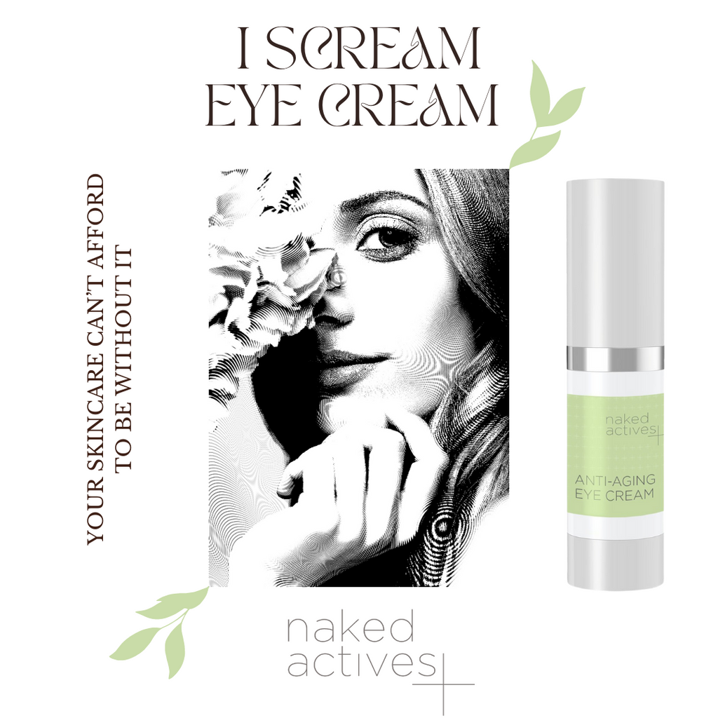Naked Actives Anti-Aging Eye Cream is packed with active ingredients to fight dark circles, puffiness and wrinkles around your eye area