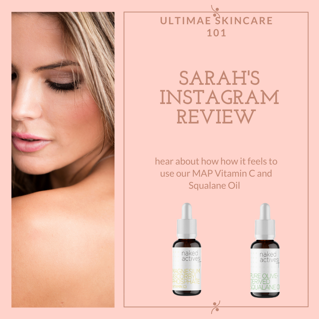 Sarah's Ultimate Instagram Review of MAP Vitamin C and Squalane Oil
